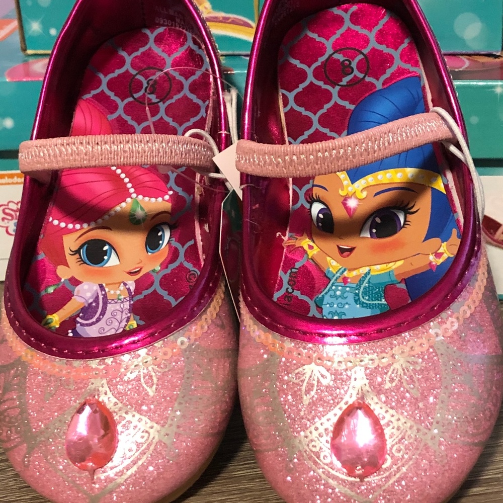Shimmer and Shine Toddler Girls Ballet Flats Size8
